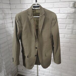 Polo by Ralph Lauren Brown/Olive Blazer Made in Italy Size 38R
